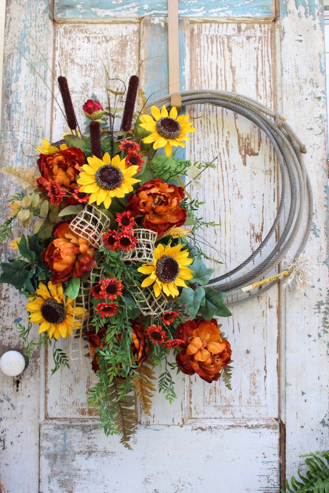 GypsyFarmGirl New Lariat Rope and Fall Wreaths