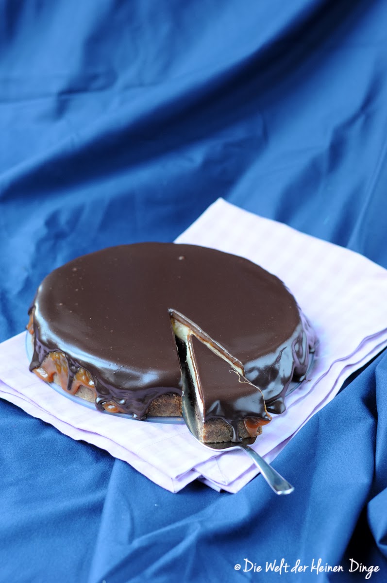 Die Welt der kleinen Dinge: Double Cheesecake mit Karamell- und ...