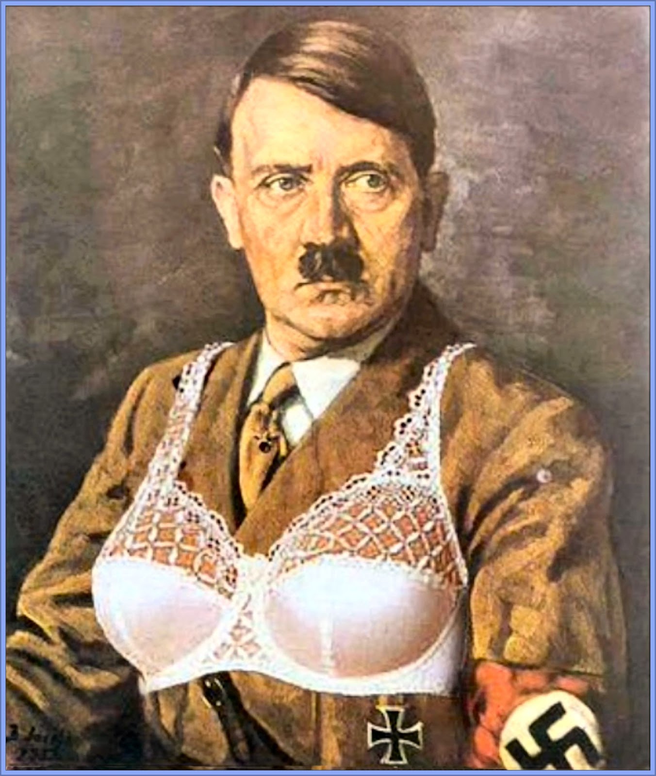 Hitler In A Bra Was Soon Going Viral.