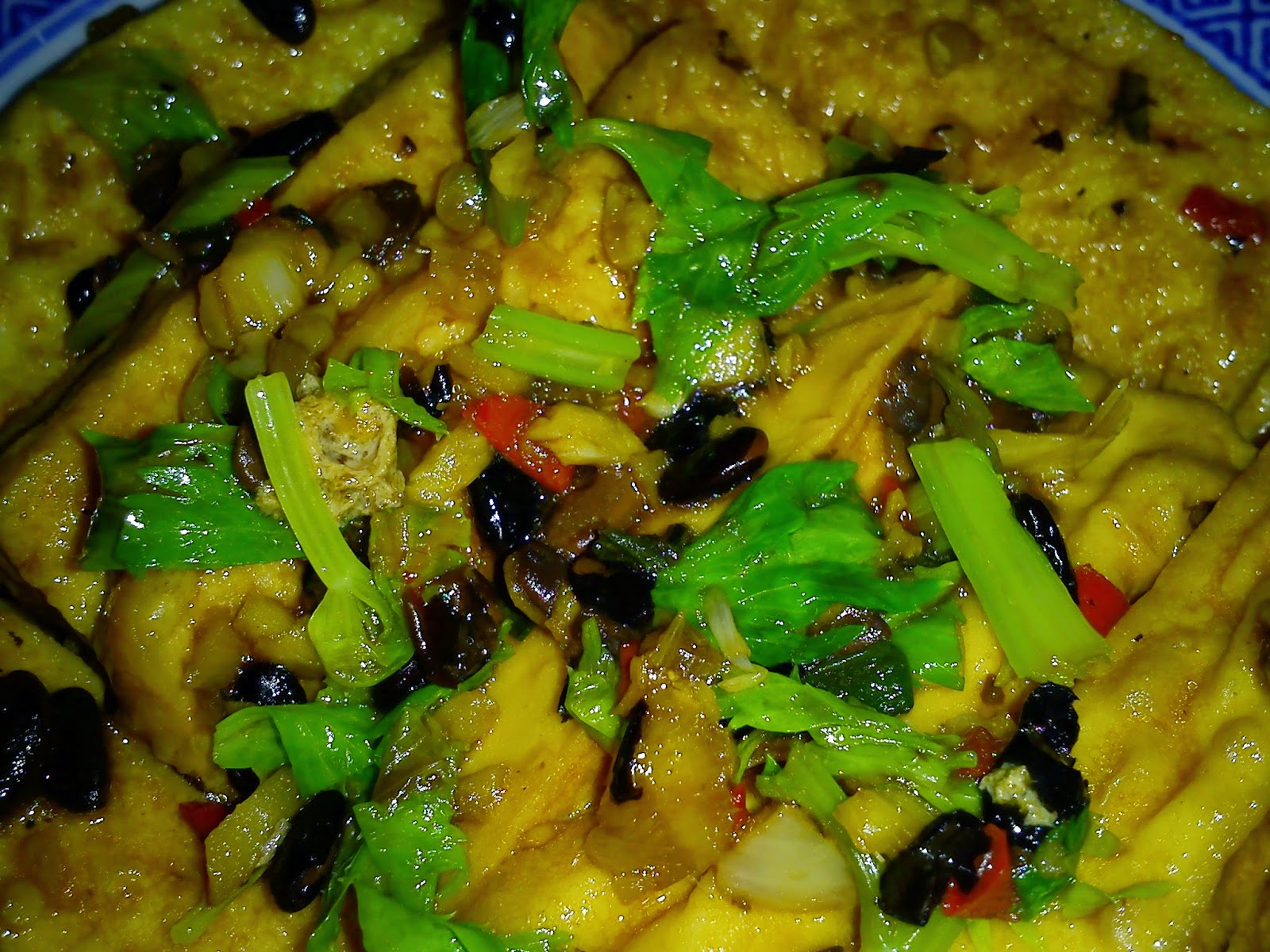 Cooking Pleasure Fried Bean Curd in Black Bean Sauce