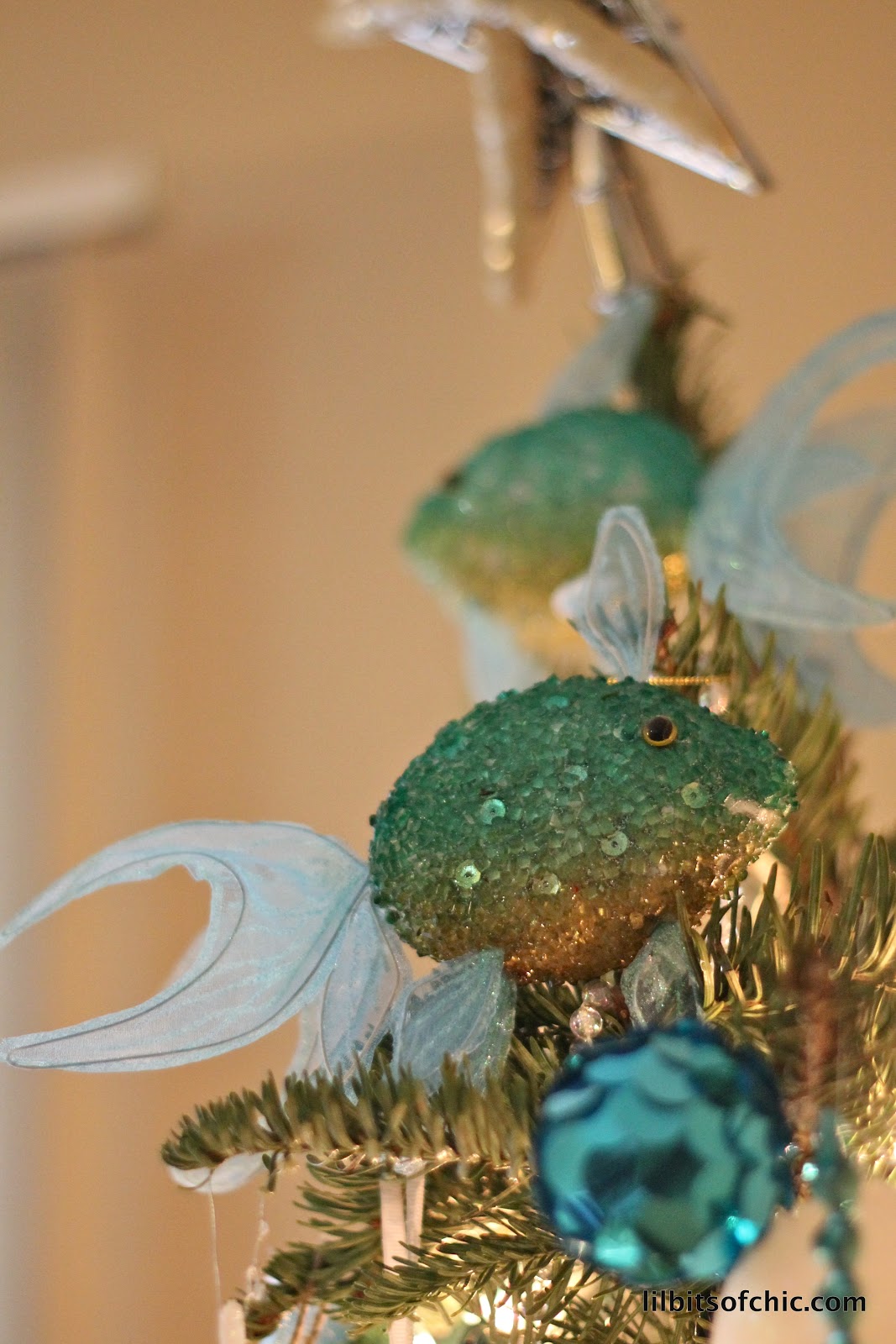 My Ocean Themed Christmas Tree Lil bits of Chic by