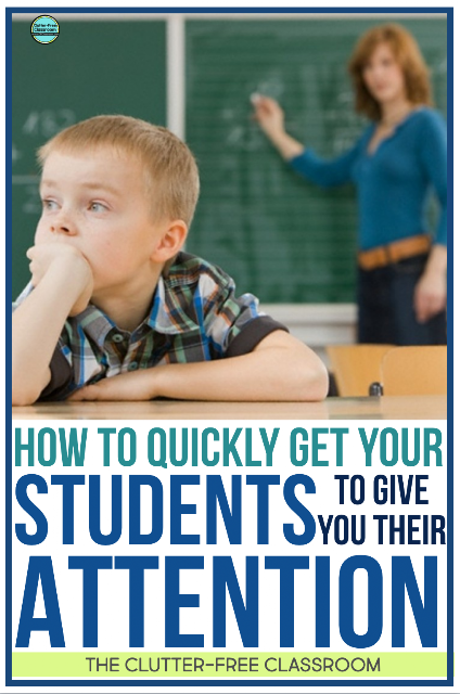 Attention Grabbers & Improved Listening Strategies Every classroom needs attentions getters or grabbers to promote classroom management. These strategies could be catchy phrases or non verbal. Create an anchor chart for your kids so they remember the procedures and routines.