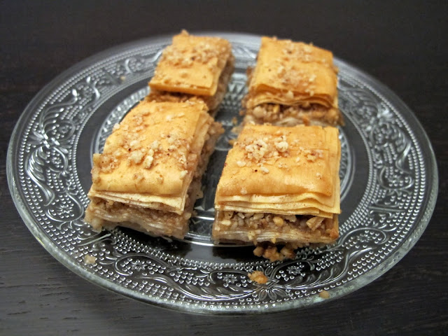 Baklava de frutos secos