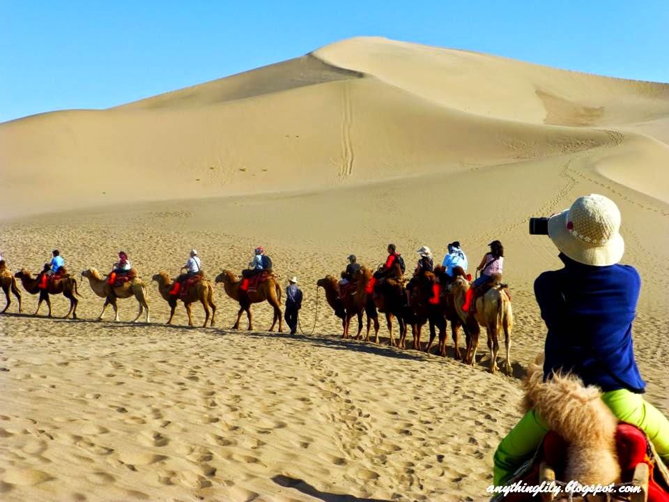 anythinglily: China Silk Road Travel Part 25: A Camel Ride At Echoing ...