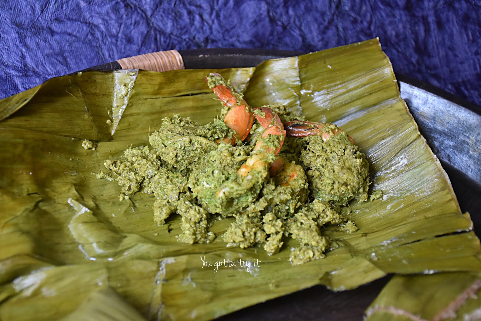 You gotta try it Chemmeen Puliyilayittathu Banana leaf wrapped