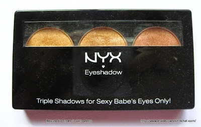 NYX Eyeshadow Trio in GURU 