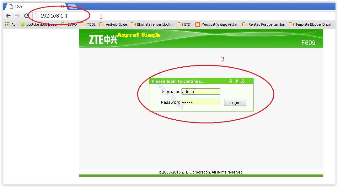 Cara Setting Port Forwarding Modem ZTE F609 untuk Akses Aplikasi