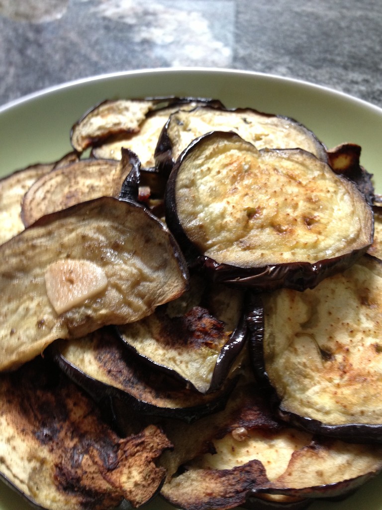Paleo Eggplant Chips