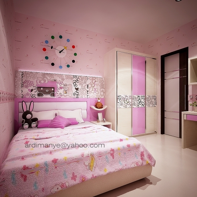  desain  kamar  anak  cewek tempat tidur  dan  lemari 40crysant 