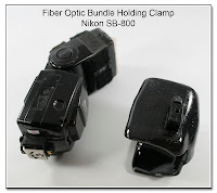 Fiber Optic Bundle Holding Clamp for Nikon SB-800