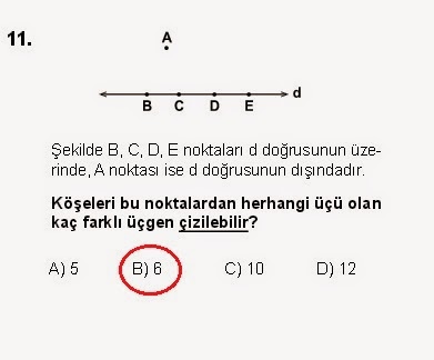 29 Nisan 2015 TEOG Sınavı Matematik Soru ve Cevapları