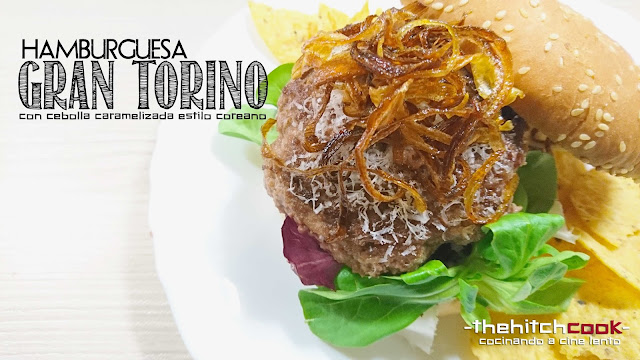 HAMBURGUESA GRAN TORINO CON CEBOLLA CARAMELIZADA ESTILO COREANO