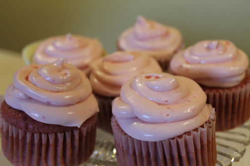 These strawberry cupcakes keep well. Delicious Strawberry Cupcakes