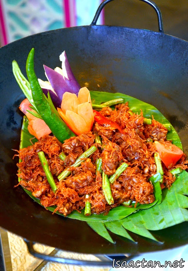 Rendang with Kacang Panjang Rendang with Kacang Panjang