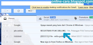 Cara Registrasi E billing PLN online