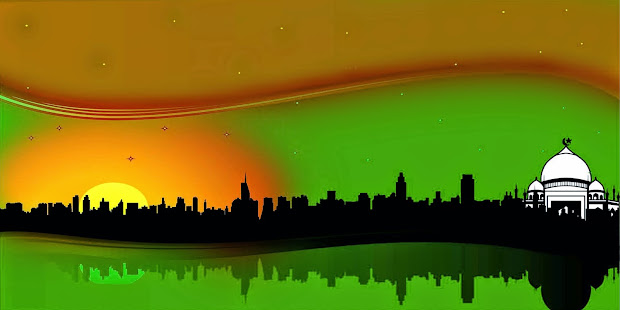 Background Hijau Islami Hd Contoh Banner Isro Mi Raj Terbaru