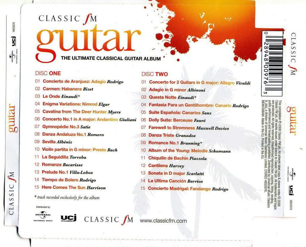 [Classical] Classic FM Guitar The Ultimate Classical Guitar Album (2008) (2CD) [FLAC]