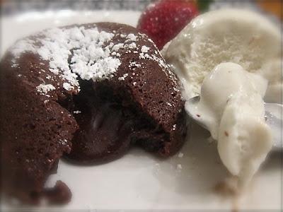 If you've never tried making homemade Molten Chocolate Lava Cake, you don't know what you're missing. It is super easy to make and so delicious! #WomenLivingWell #EasyDesserts #chocolate #lavacake