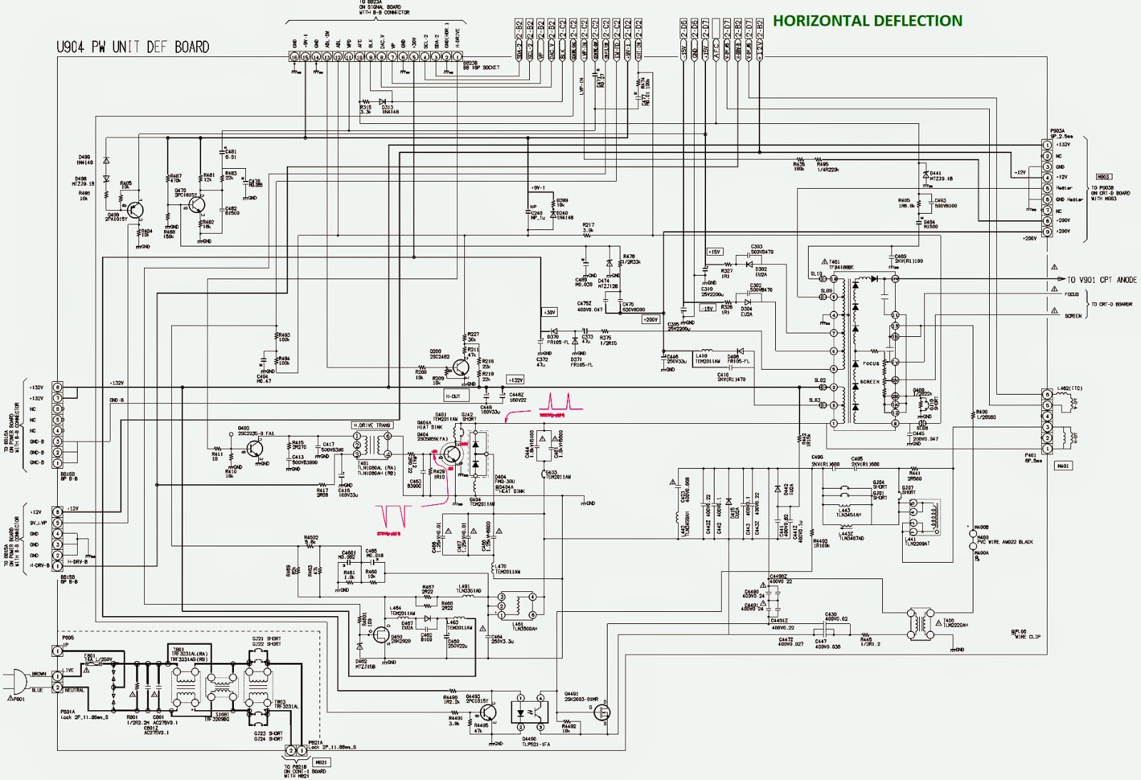 Electro help: TOSHIBA 15V31D CTV POWER SUPPLY SMPS SCHEMATIC (CIRCUIT DIAGRAM)