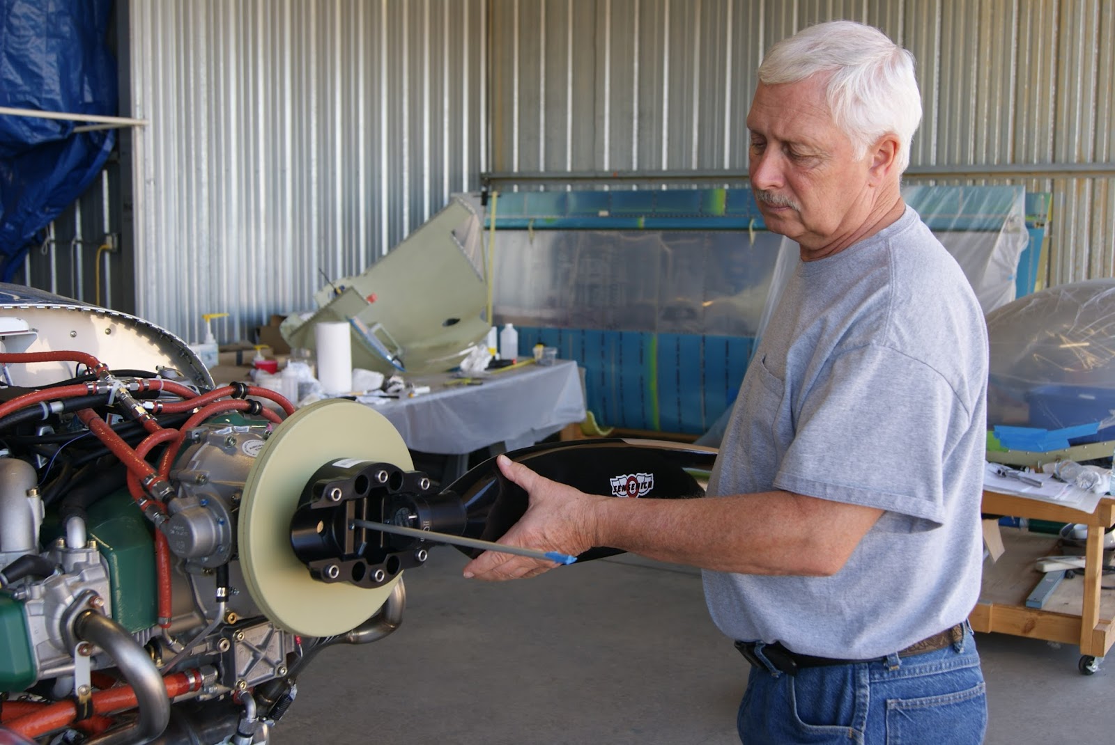 DOG Aviation John's RV12 Blog Sensenich Propeller Installed Another