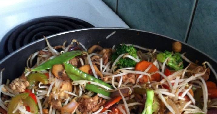 The LadyGirls' Table Leftover Pork Chop Stir Fry