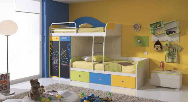 Desain Kamar Tidur Anak Berdua Minimalis