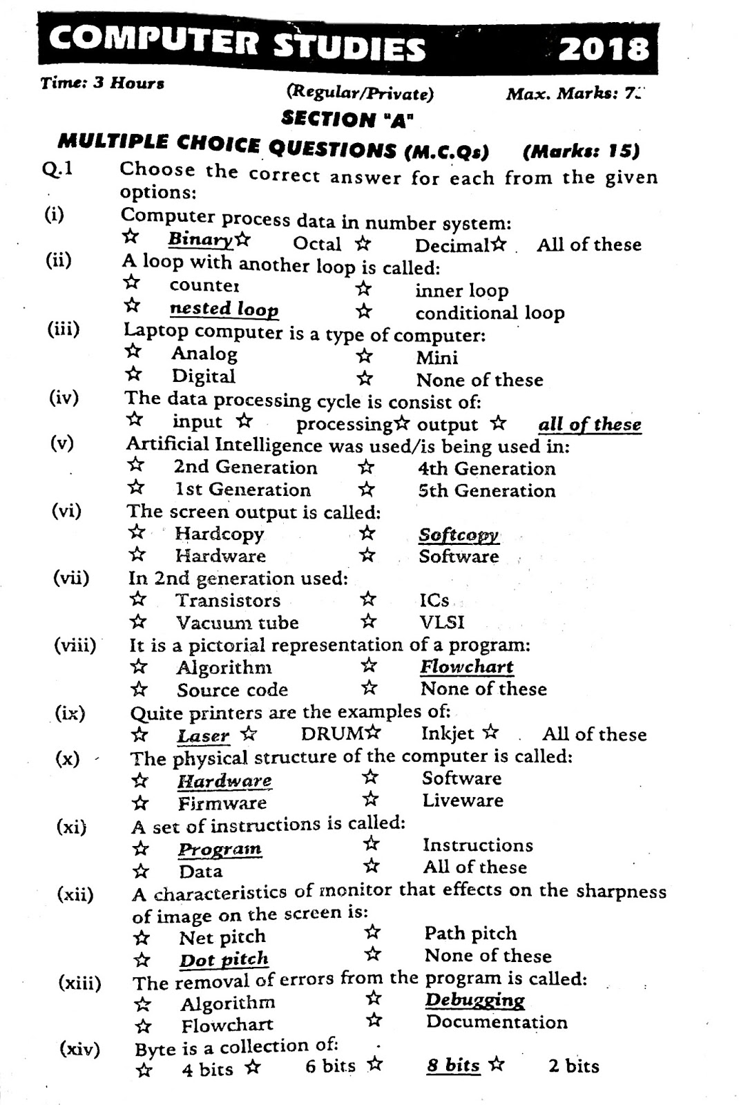 Education Is The Key To Success Computer Studies For Class X (Arts