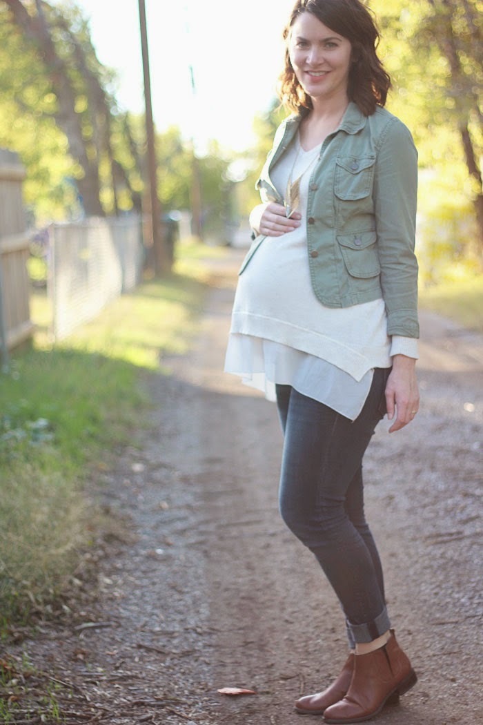 Maternity Style: Layers and Strange Compliments | The Cream to My Coffee