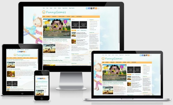 FunnyGames Responsive Blogger Templates FunnyGames Responsive Blogger Templates