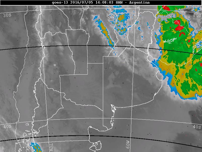 Estado actual y pronóstico del tiempo para hoy. Meteorologia y Climatología para Uruguay