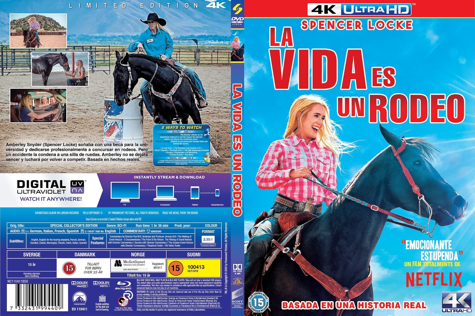 CARATULAS GRATIS DVD walk ride rodeo LA VIDA ES UN RODEO