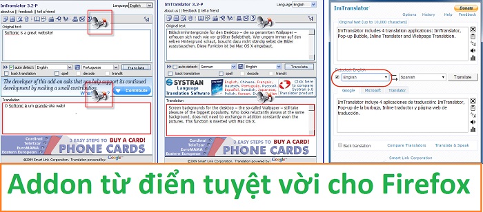 Addon từ điển cho firefox