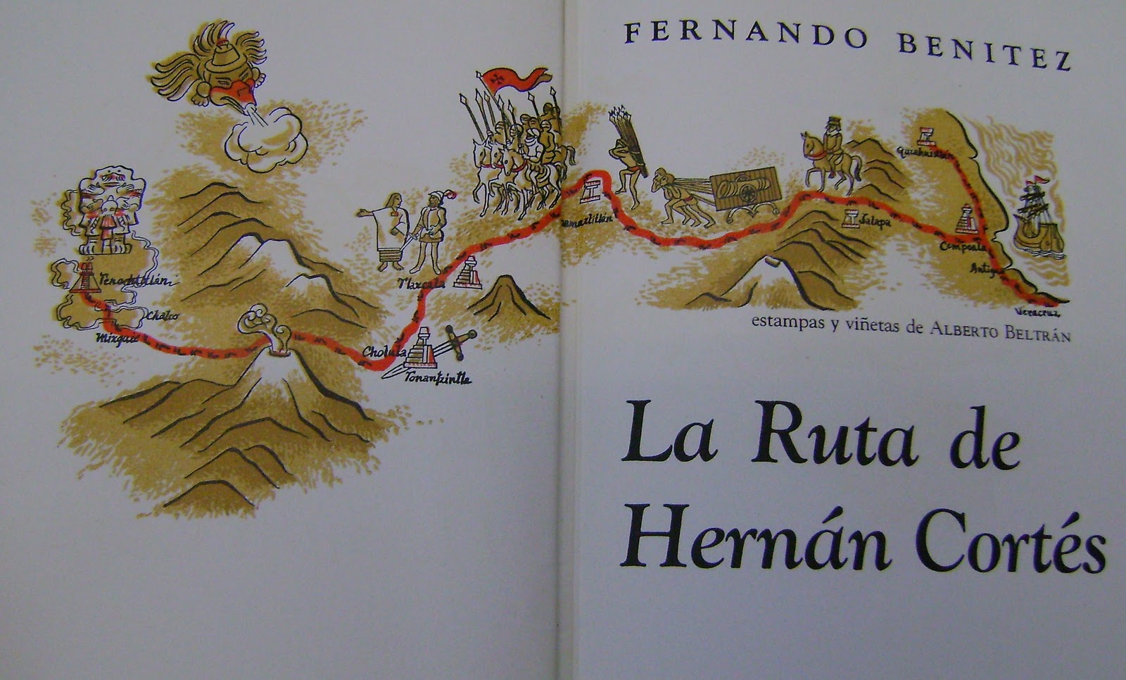 LIBRERÍA ÁTICO : La ruta de Hernán Cortés