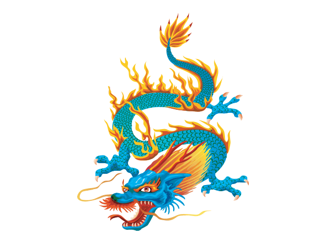 DOMAWE.net: Blue Dragon Vector Graphics