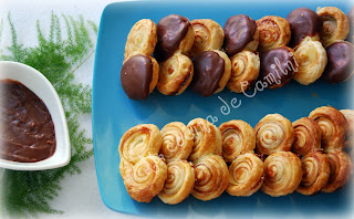 Mini palmeritas con/sin chocolate a la canela (La cocina de Camilni) Mini palmeritas con/sin chocolate a la canela (La cocina de Camilni)