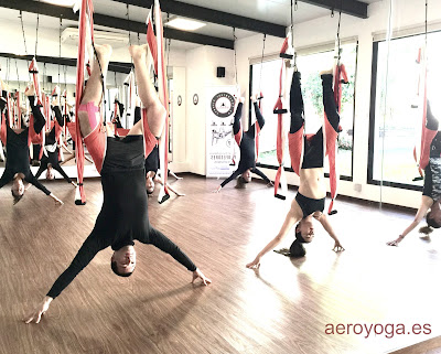 AERO YOGA INTERNATIONAL CURSOS YOGA PILATES COLUMPIO DONOSTI, EUSKADI, BILBAO FORMACION OFICIAL AEROPILATES® PILATES AEREO A DISTANCIA, CURSOS ONLINE