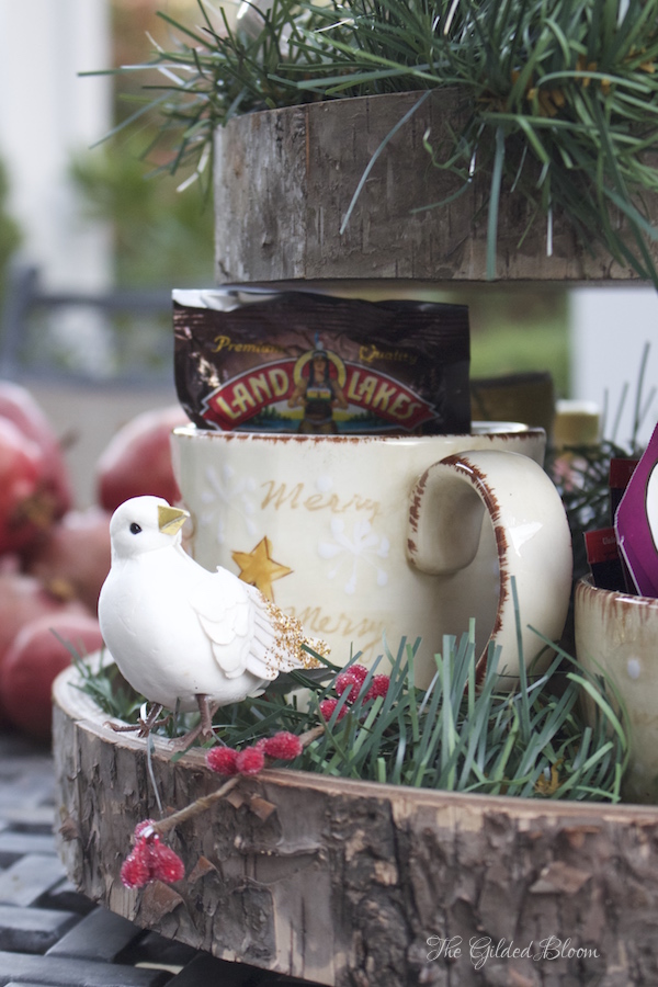 A Garden Christmas Beverage Bar- www.gildedbloom.com A Garden Christmas Beverage Bar- www.gildedbloom.com