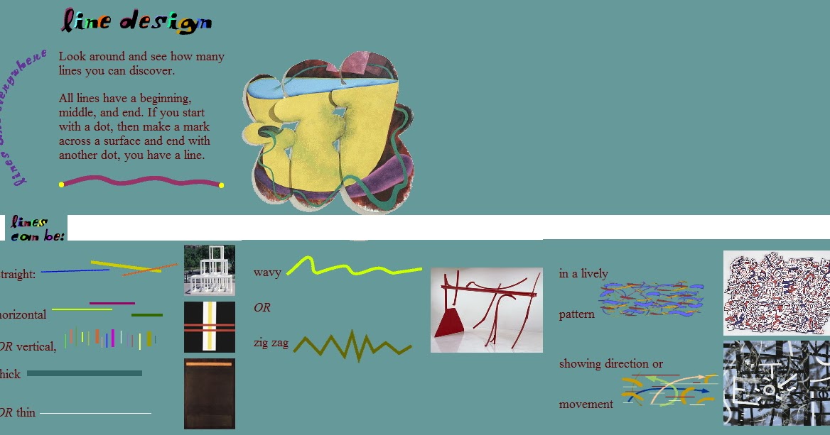 PLASTINGLISH - Visual Arts -: Elements of Art: LINES