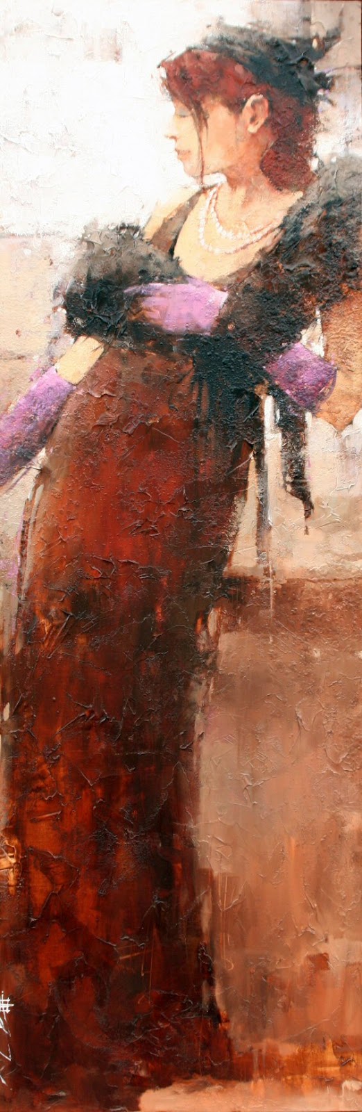 Andre Kohn 1972 | Russian-born Figurative Impressionist painter | Ladies and hats Andre Kohn 1972 | Russian-born Figurative Impressionist painter | Ladies and hats
