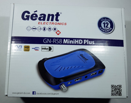 Géant GN  RS8 Mini HD Plus ملف قنوات  Dz24Satellite
