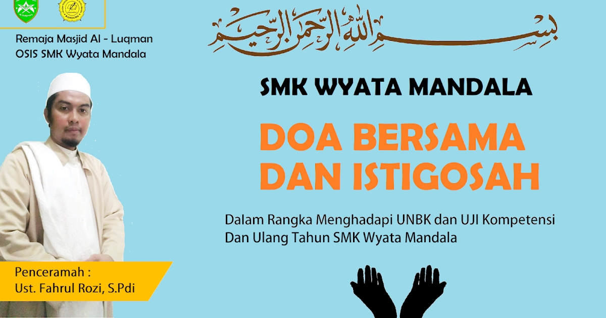 Doa Bersama & Istogosah - Catatan SMK Wyata Mandala