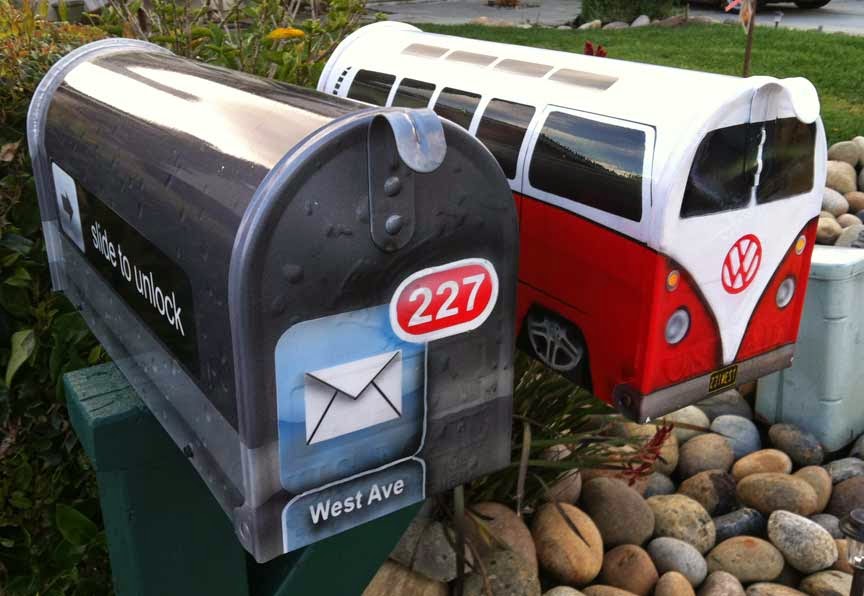 The Breathtaking Custom Painted Mailboxes Design Ideas picture