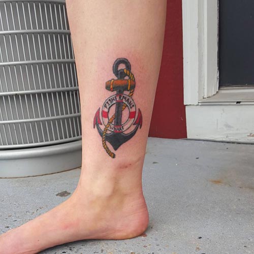ankle fisherman anchor tattoo balıkçı çapa dövmesi ankle fisherman anchor tattoo balıkçı çapa dövmesi