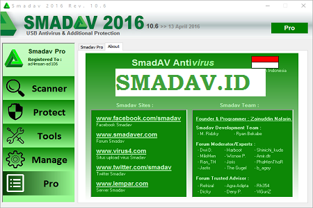 smadav pro version is used for members smadav or profit institution ...