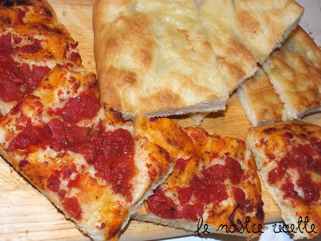 Le nostre Ricette Pizza Bianca e rossa