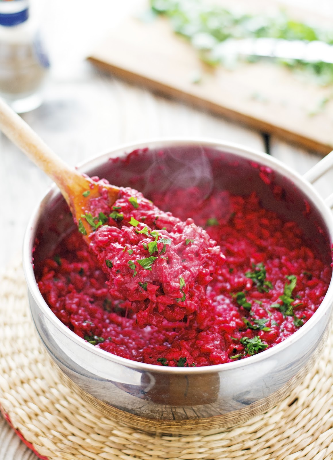 OnePot Cheesy Beet Rice best recipe