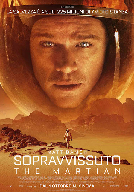 Sopravvissuto The Martian recensione poster