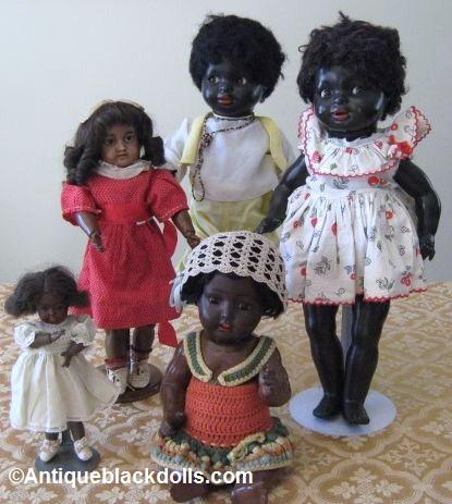 black antique dolls