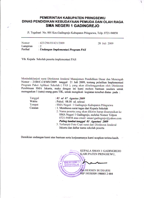 Contoh Surat Resign Letter (14) - Contoh Z