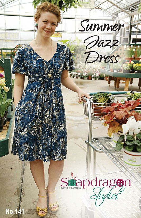 110 Creations: Snapdragon Studios blog hop: Summer Jazz Dress